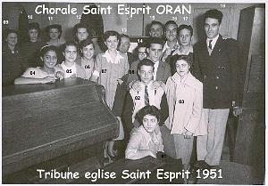 CHORALE ST ESPRIT D ORAN 1951 N02